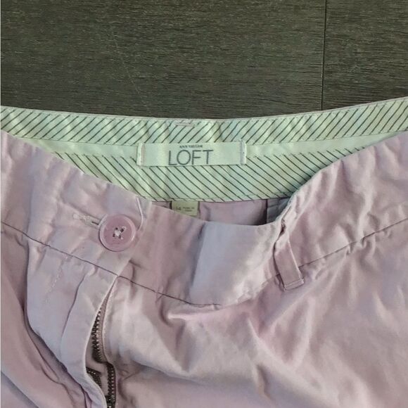 LOFT Women's SOFT PURPLE Shorts - Picture 4 of 4